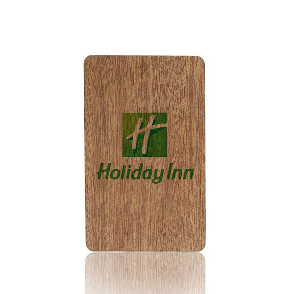 Vingcard de madera coloreada para llave de hotel