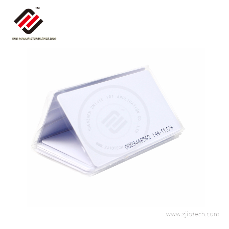 Tarjeta RFID en blanco de PVC 125khz LF imprimible personalizada
 