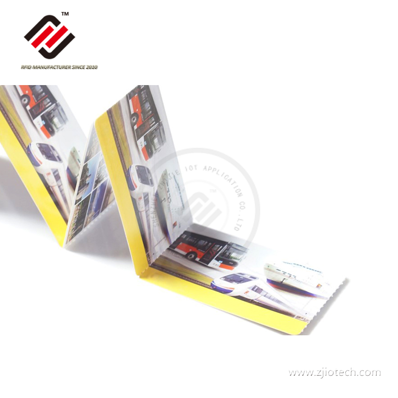 tarjetas de papel RFID EV1 ultraligeras de 13.56 mhz con impresión personalizada
 