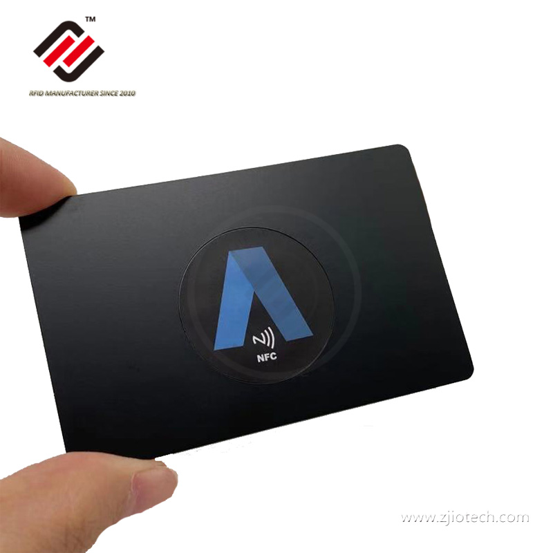 precio al por mayor 13 . 56 mhz HF RFID tarjetas de metal
 