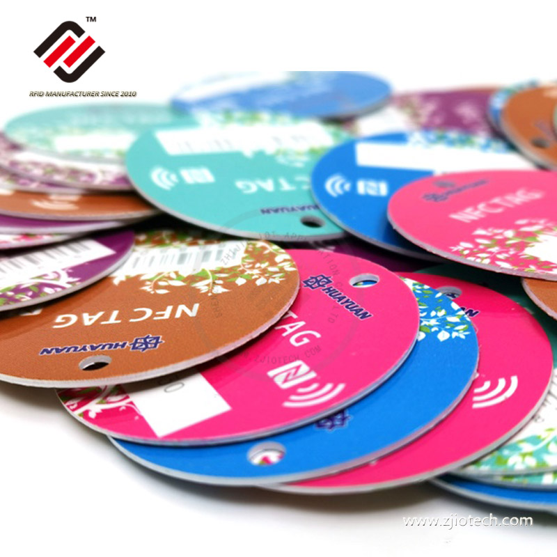  25mm diámetro ISO15693 ICODE Slix NFC etiqueta de moneda