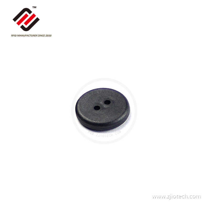 HF I Code Slix Etiqueta RFID PPS redonda resistente al calor de 15 mm