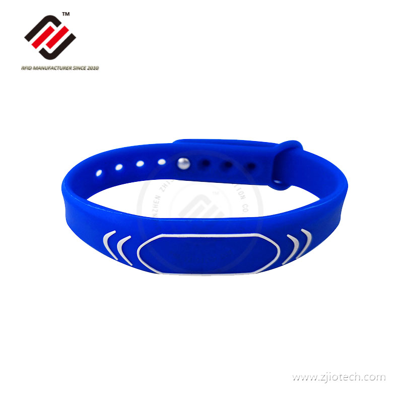 silicona imprimible 13.56mhz NTAG213 NFC pulsera impermeable 