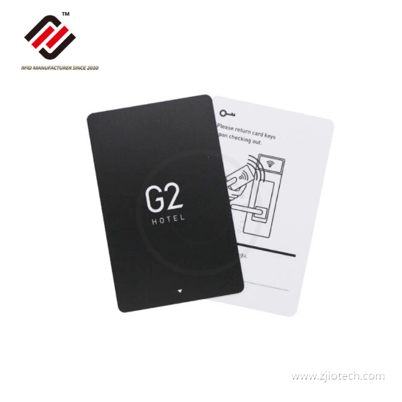 tarjetas de llave de hotel RFID de proximidad ISO14443A HF personalizadas
 