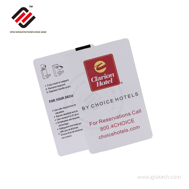 Tarjeta RFID de acceso de control de hotel impresa personalizada para cerradura Orbita RF 