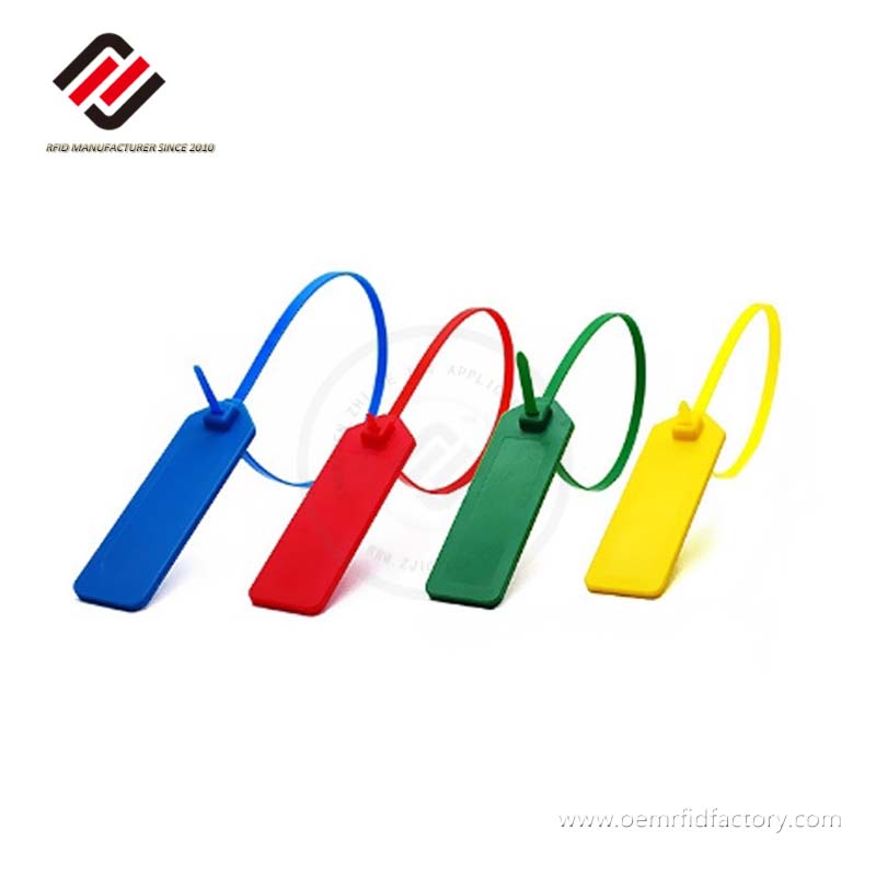 Impresión personalizada 13,56 mhz RFID Zip Tie NFC Nylon RFID Cable Tie Tag para gestión de inventario 