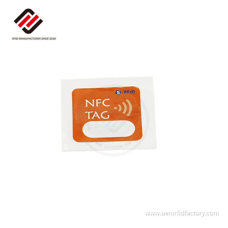 30x30MM NFC Forum Type2 Impermeable NTAG216 Adhesivo imprimible NFC PET
