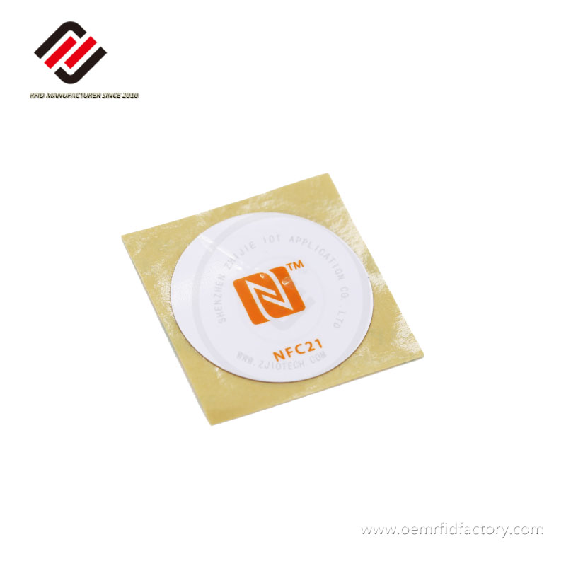 Etiqueta de chip NFC de protección contra falsificación de 13,56 Mhz I CODE SLIX Chip Label 