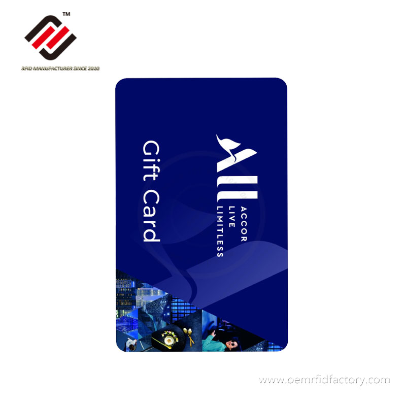 Impresión personalizada Accor Hotel RFID Key Card 