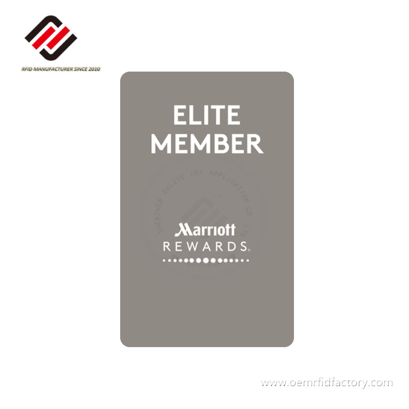 Tarjeta clave Elite Member by Marriott Hotel 