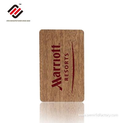 Salto Wooden Hotel Key Card